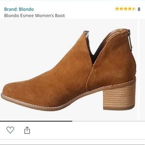 Blondo Esme Camel suede booties
